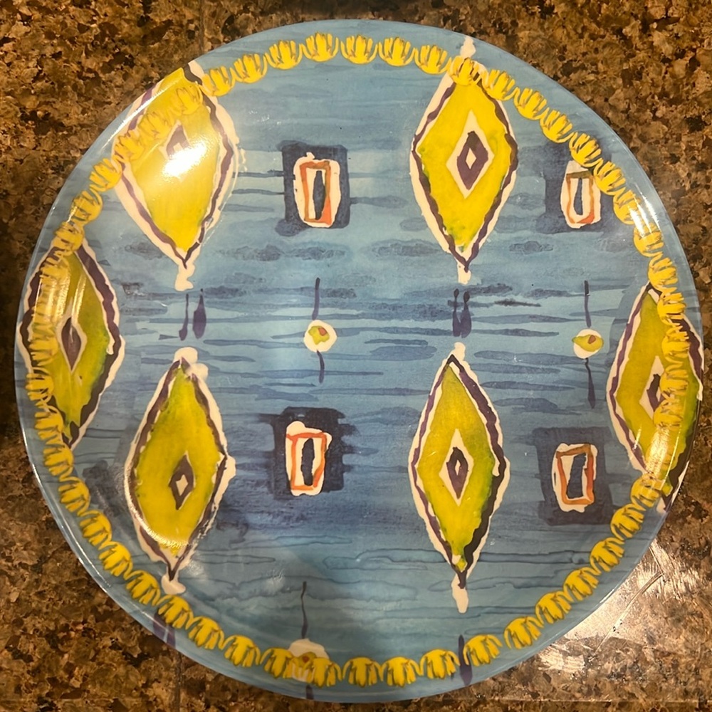 Anthropologie Aperta Melamine Canapé Plates